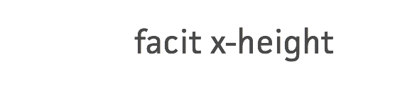 Letter width GIf showing three different fonts, with the same x-height, but different letter widths.